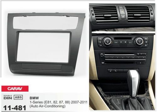 Carav 11-481 2din car radio dash kit panel for bmw 1 e81 82 87 88 07-11 auto a/c