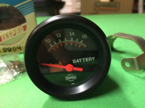 Isspro r8804 voltmeter gauge analog meter 10-16v range black