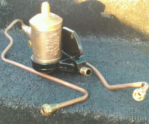 Vintage marine engine oil cooler water strainer chris craft higgins steampunk