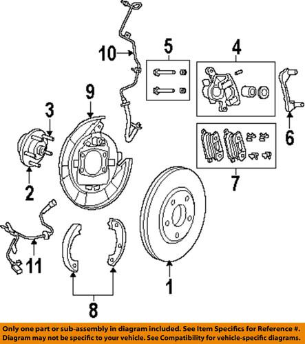 Mopar oem 56029339ad abs wheel speed sensor/rear abs wheel sensor