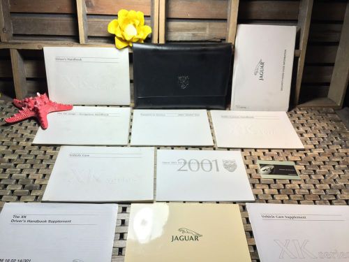 2000 2001 2002 jaguar xk xkr coupe convertible owners manual + navi bk (color)