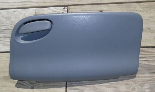 98 - 02 glovebox lid cover w/ latch light gray f150 expedition navigator 99 00