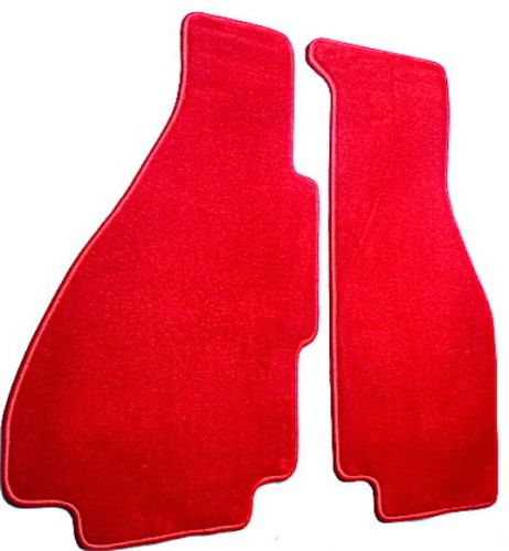Red vel. floor mats for ferrari 308 gtb