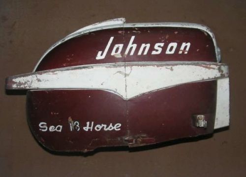 Bd1w1966 1958 johnson 18 hp fd-12 engine cover cowl pn 0377556