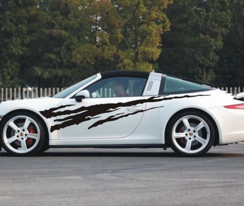 Car truck decal vinyl  body stickers side decals racing stripe for 911 #1232