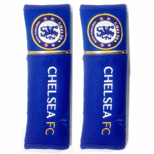 Chelsea football club seat belt safety shoulder pads official licensed product
