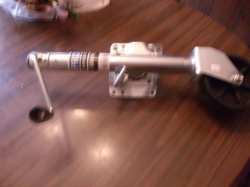 1000lb trailer swivel mount tongue jack w/ dolly wheel