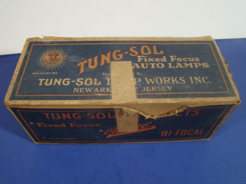 Tung sol vintage fixed focus bi-focal auto headlight bulbs box of 10