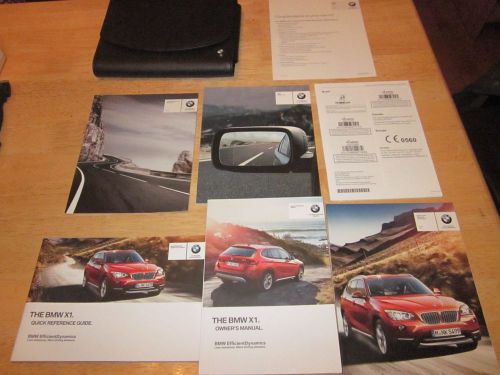 2014 bmw x1 owner manual with case oem owners