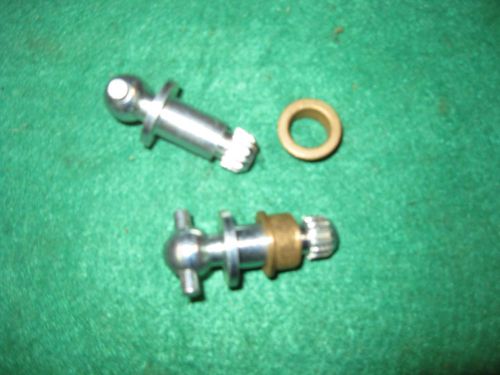 Corvette non power window crank shafts and bushings, new, 1968-1980. 4 piece set