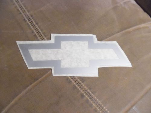 Black chevy chevrolet bowtie  decal  7.5 x 3&#034;