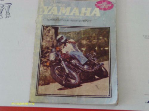 Clymer yamaha 1970-1979 xs/tx 650cc twin service repair maintenance manual