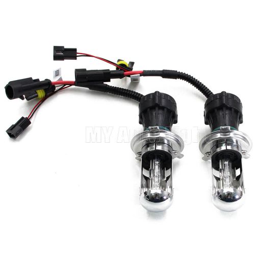 Snowmobile hid kit h4 9003 hi-lo 10000k 10k blue xenon headlight light bulbs