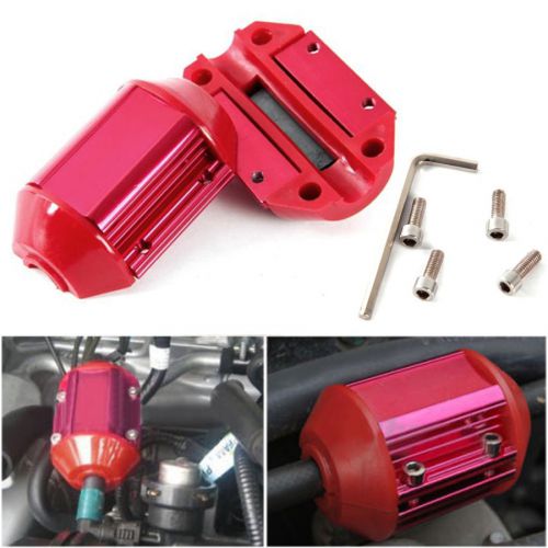 1pcs magnetic gas fuel saver universal fit all trucks auto cars red casing shell