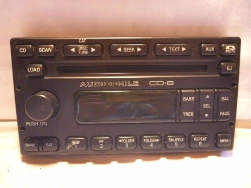 05-07 ford esc. mercury mariner audiophile face plate 6 cd 6l8t-18c815-fd cy6815