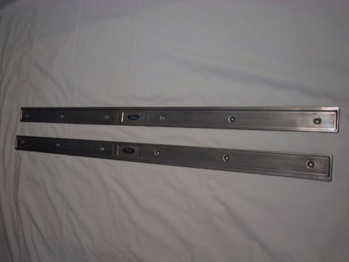 1979 ford thunderbird door sill scuff plates - original, very good condition