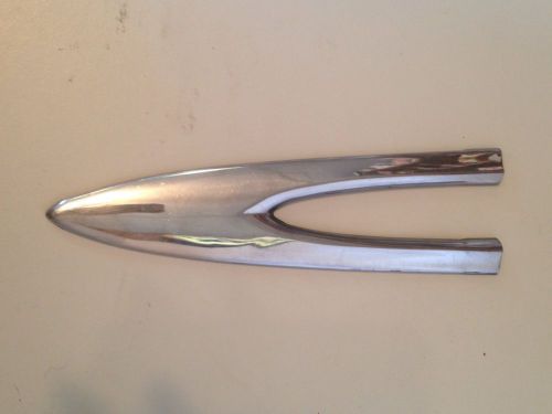 1956 chevrolet belair original front fender chrome piece