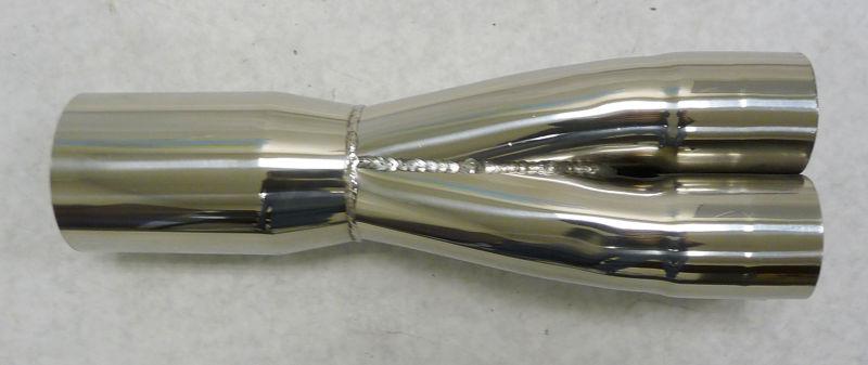 Obx stainless steel 4-1 merge collector 2 1/8" - 4.0"