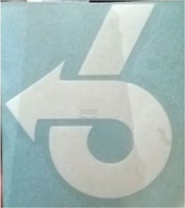 Turbo 6 arrow buick grand national turbo t type decal sticker limited 3.8 liter