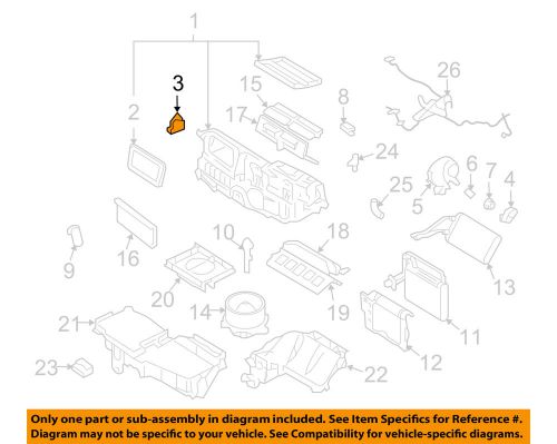 Ford oem evaporator-motor 6e5z19e616a