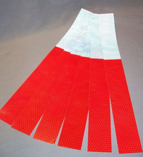 8 feet dot c2 conspicuity tape reflective red white 6 strips truck trailer (#191