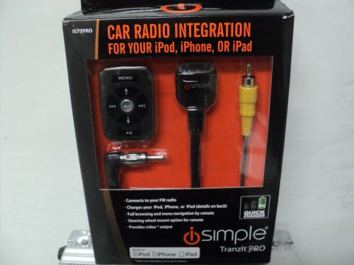 Is77pro car radio intergration for iphone or ipad