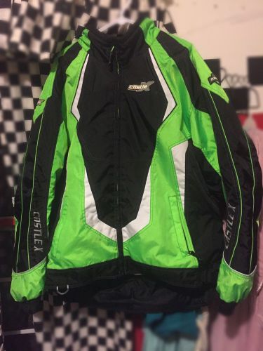 Castle x new mens platform g3 snowmobile riding jacket/coat green 2xl
