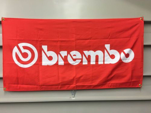 Brembo flag ~ porsche bmw alpina alfa ferrari greddy hks bbs pirelli motul vw v8