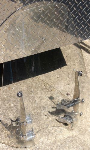 Used original harley 49mm windshield quick release stock oem great shape u-1475