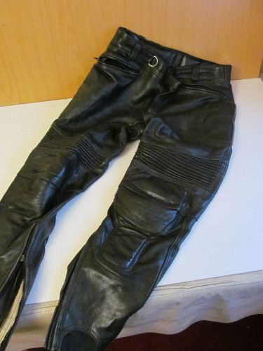 Heavy duty motorbike leathers...real heavy leather...used  large