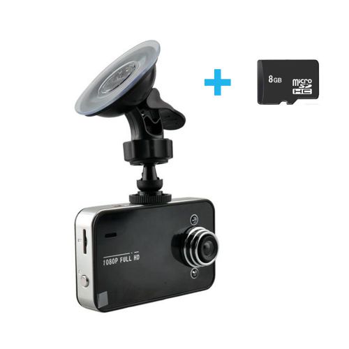 New full hd 1080p car dvr dash camera crash cam night vision + 8gb tf card