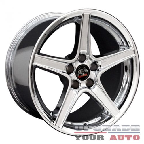 Chrome wheel 18x10 saleen style for 1994-2004 ford mustang