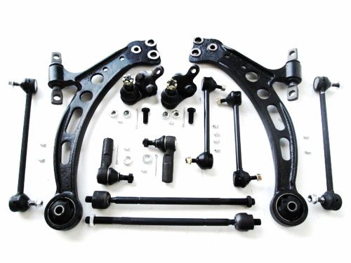 Control arm w/ ball joints tie rod ends toyota camry 1997-2001 sway bar 12pc kit