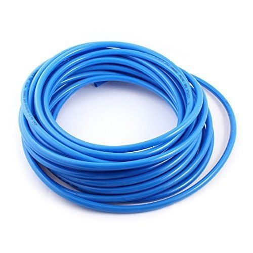 Uxcell 12mm od 8mm inner dia blue pu tube hose pipe 15m 50ft for pneumatics