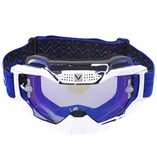 Dual lens goggles off road sport motorcycle motorbike mx racing eyewear glasses