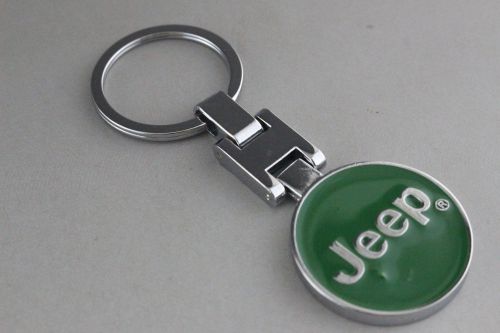 Car logo key chain metal keychain key ring for jeep