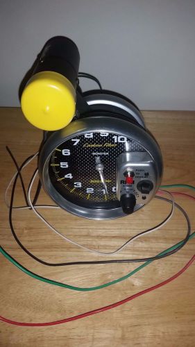 Auto meter 4899 carbon fiber pedestal mount tachometer