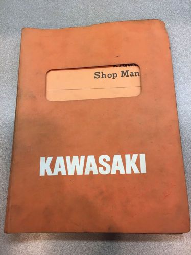 Kawasaki 1972 g/b/f series oem service manual