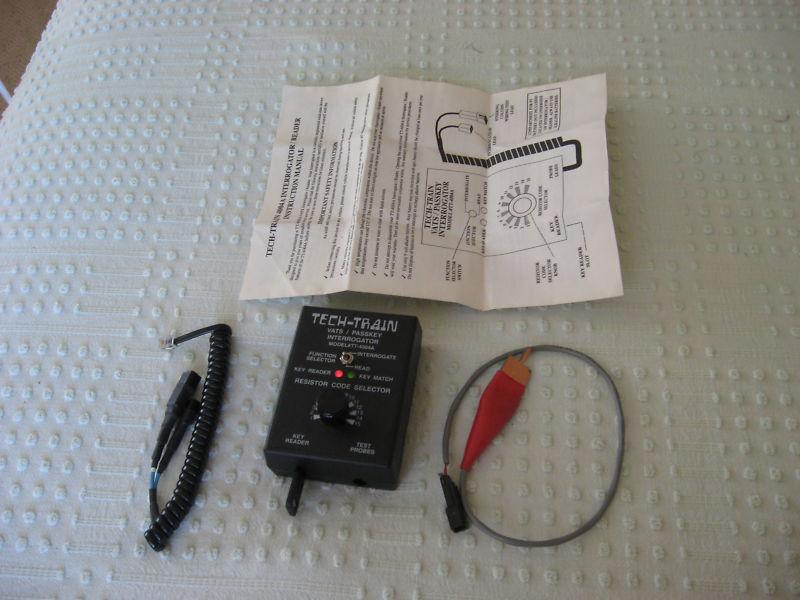 Tech-train vats/passkey interrogator