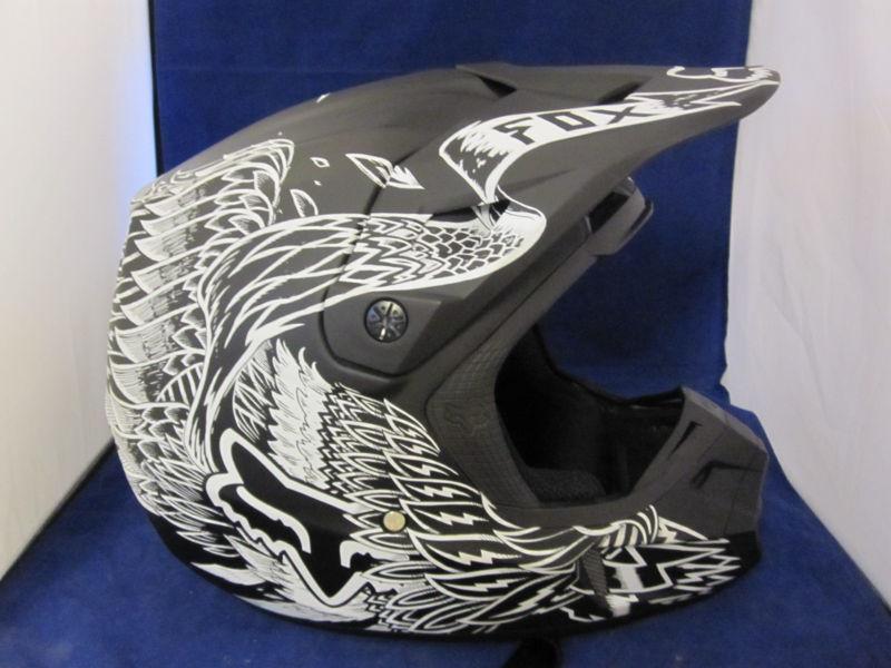 FOX RACING V2 VALKARI MOTOCROSS MX OFFROAD HELMET MATTE BLACK SIZE XL , US $99.99, image 4