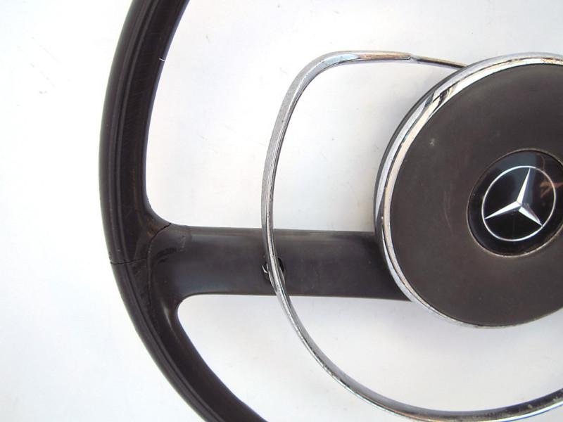 STEERING WHEEL, black, used, 1965 Mercedes-Benz 190D Series W110, US $95.00, image 5