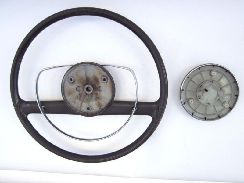 STEERING WHEEL, black, used, 1965 Mercedes-Benz 190D Series W110, US $95.00, image 7