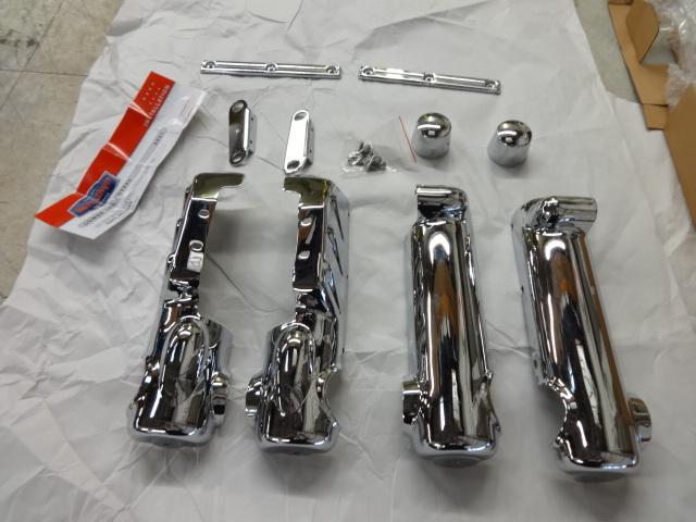 Harley 2008-2013 touring models chrome lower fork leg covers kit