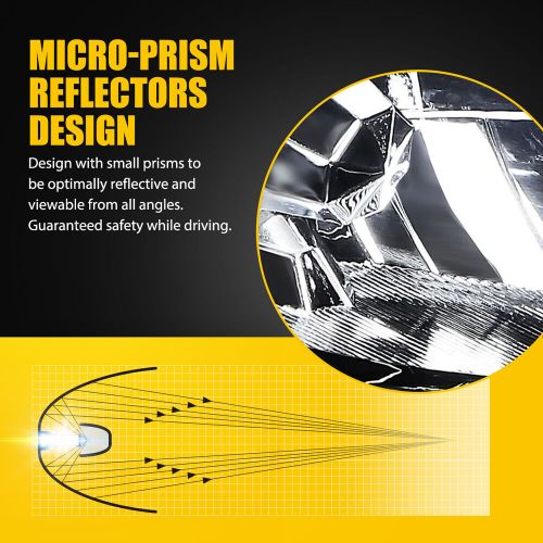 2pcs Headlights Bumper Lamps Black Housing Clear Lens For 2012-2015 Honda Civic, US $129.99, image 3