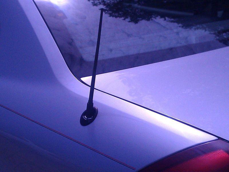 13" rubber silicone black antenna custom look great for offroad 4-wheel
