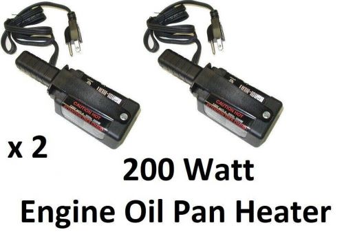 200w engine block heater magnetic 120v diesel truck oil pan heat kat's pair of 2