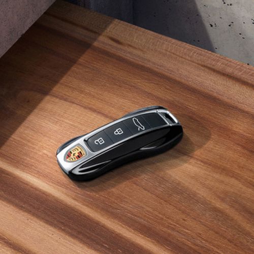 Genuine porsche painted vehicle key cap - jet black metallic 971-044-801-c9x