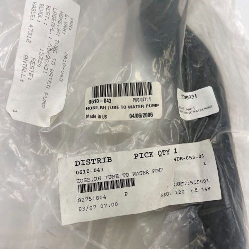 Arctic cat * hose * 0610-043 * 1990-1994 pantera/cheetah/cougar