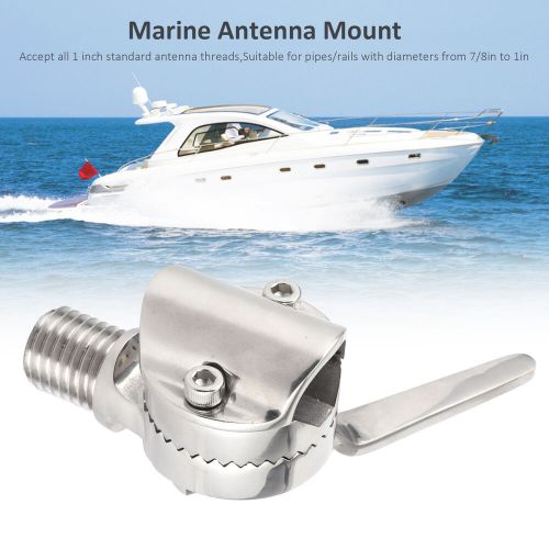 84mm/3.3in Boat Antenna Mount Marine VHF Antenna Mounts 316 Stainless Steel, US $39.99, image 2