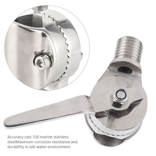 84mm/3.3in Boat Antenna Mount Marine VHF Antenna Mounts 316 Stainless Steel, US $39.99, image 4